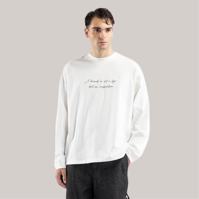 T-shirt imbrian over stampa avanti e dietro