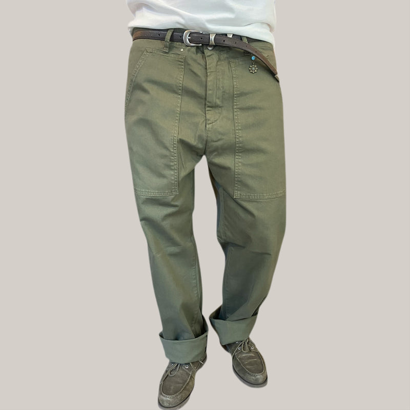 Pantalone Telacruda verde