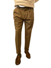 Pantalone tela cruda scacco