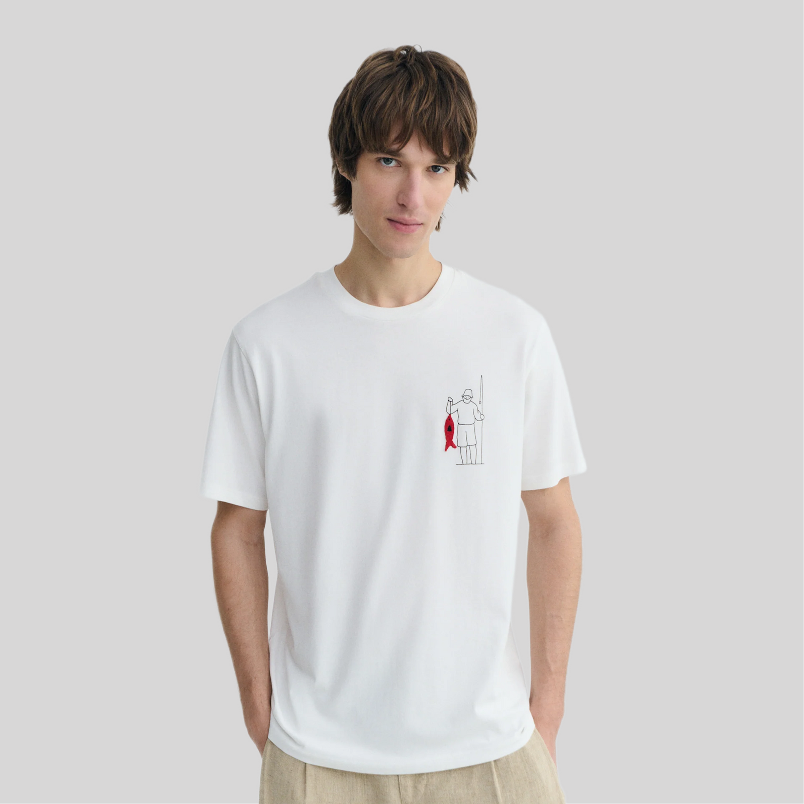 T-shirt thinkingmu pescatore