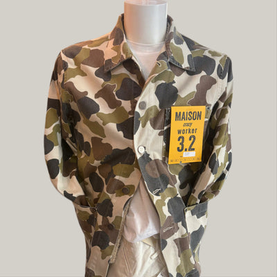 Giacca Maison mimetica safari