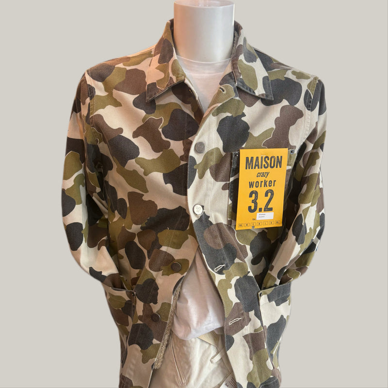 Giacca Maison mimetica safari