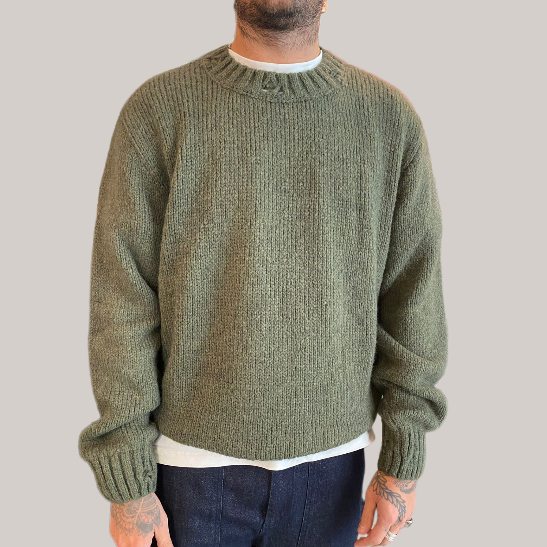 Maglione imbrian verde