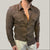 Camicia alley lino marrone