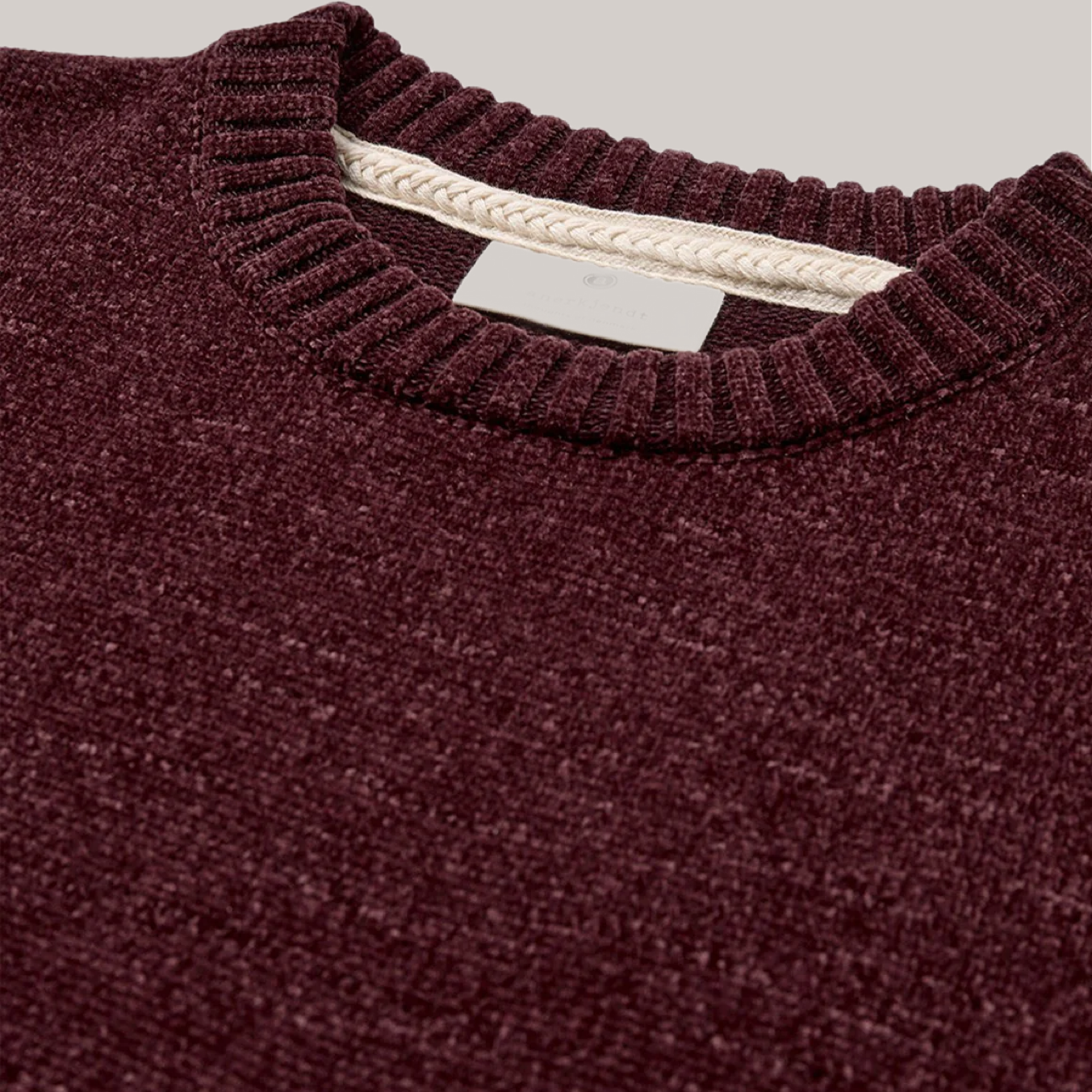 Maglione anerkjendt ciniglia bordo'
