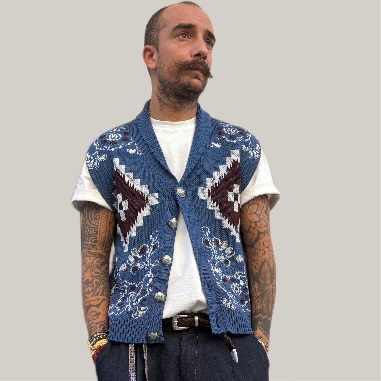 Gilet telacruda navajo