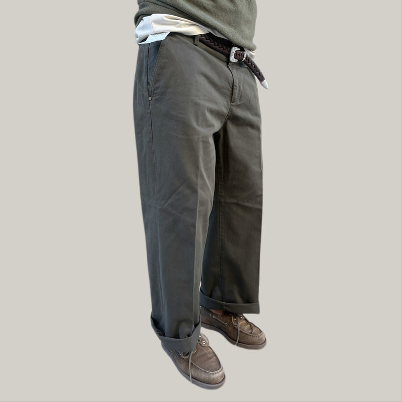 Pantalone telacruda verde