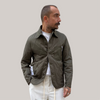 Giacca Tela Cruda verde militare