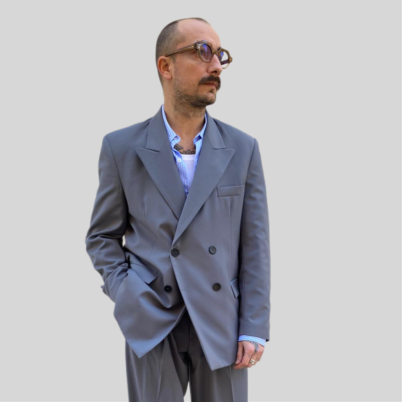 Giacca I'm brian grigio