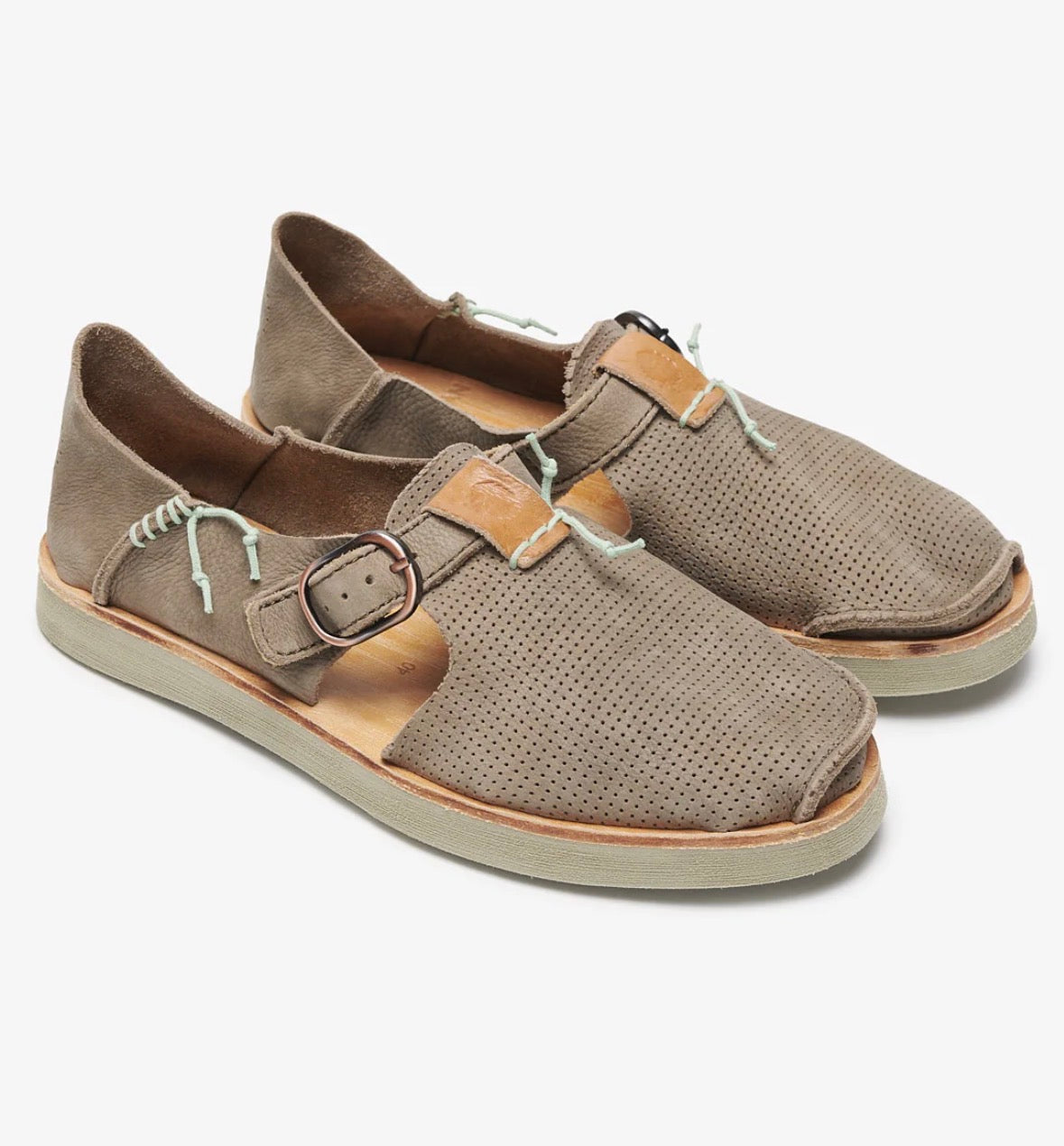 Scarpe Satorisan loden traforata