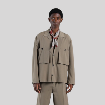 Camicia I'm brian taupe