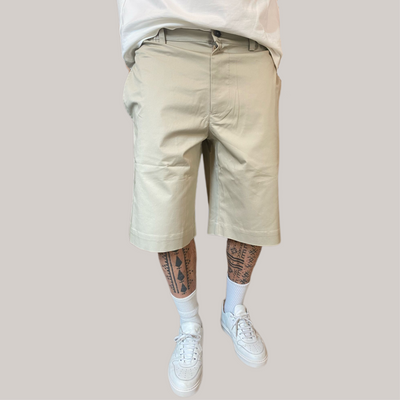 Bermuda woc sabbia con bottone