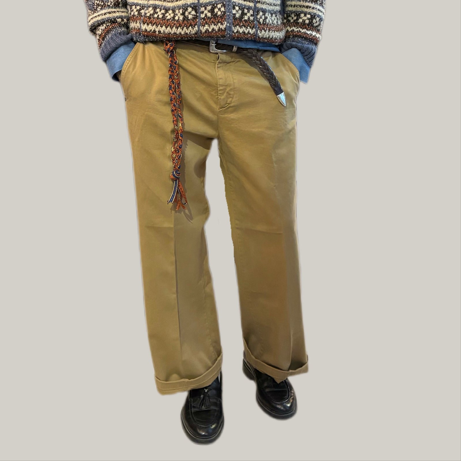 Pantalone tela cruda