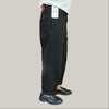 Pantalone telacruda nero costina