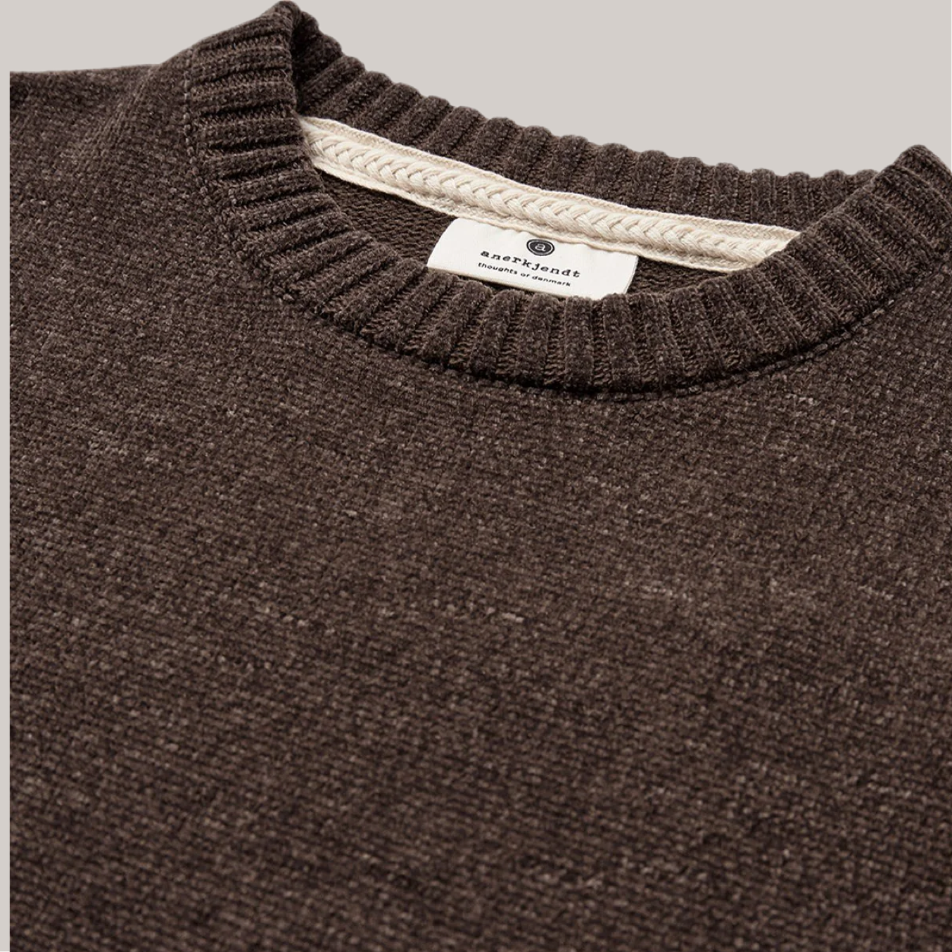 Maglione Anerkjendt ciniglia marrone