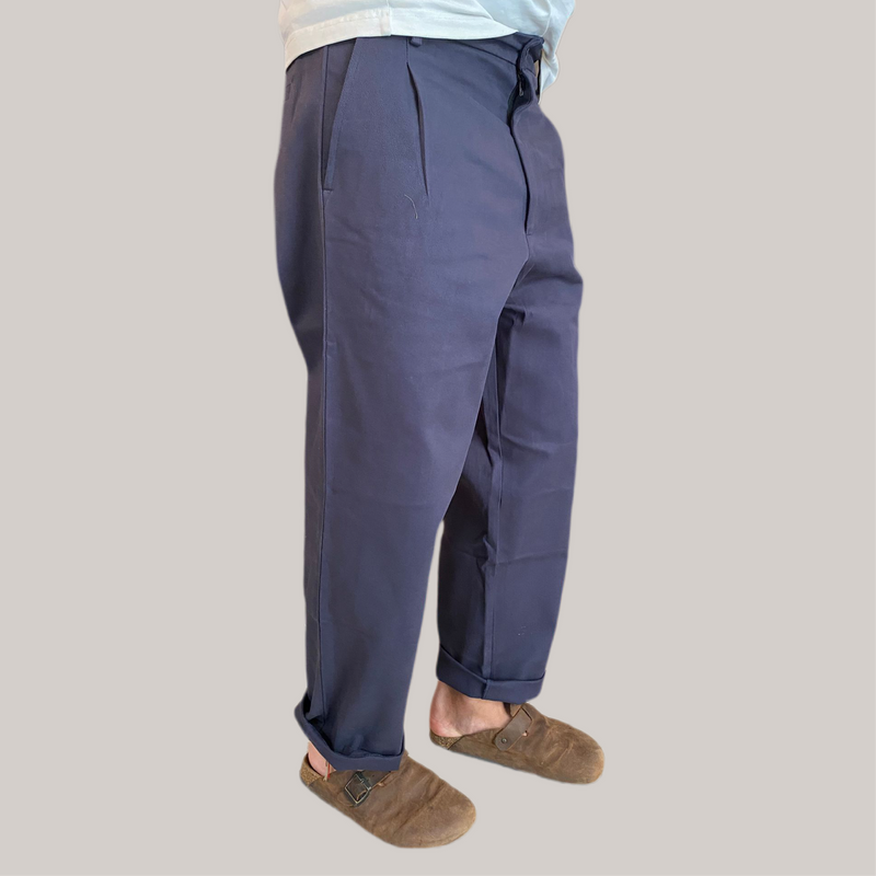 Pantalone beaucoup blu navy