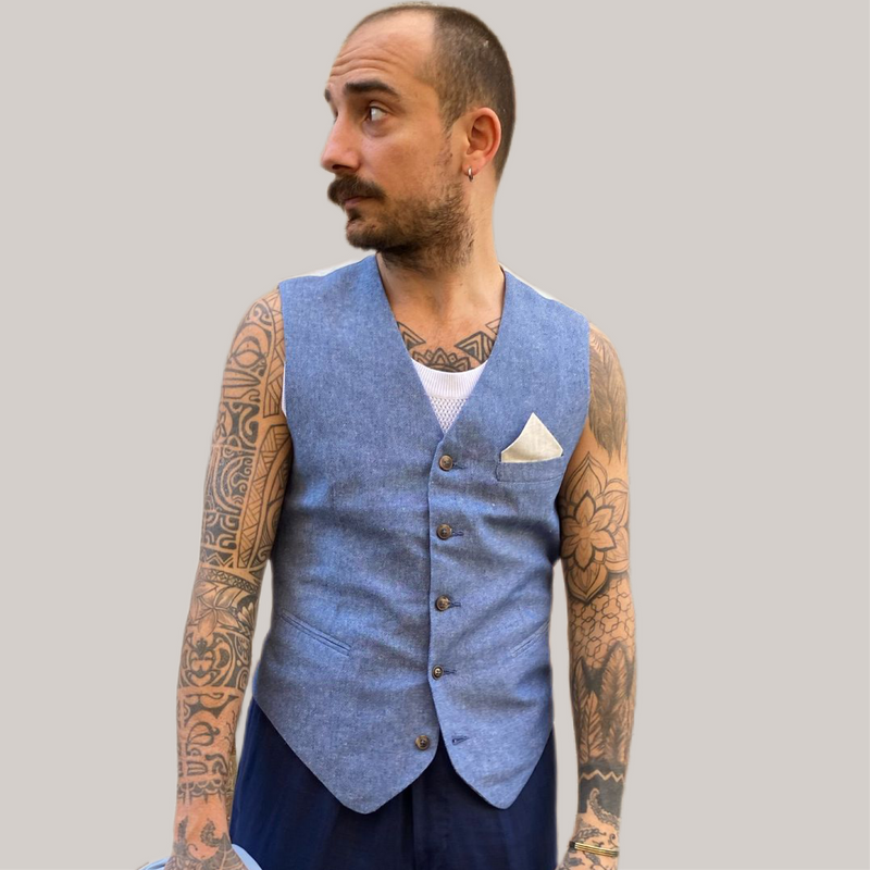 Gilet Alley horizon Blu