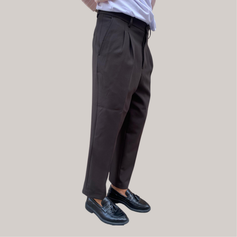 Pantalone studio cioccolato
