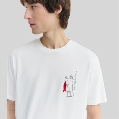 T-shirt thinkingmu pescatore