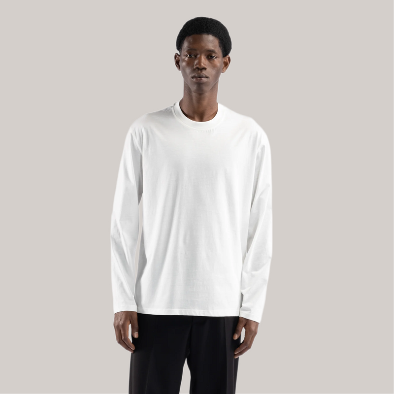 T-shirt imbrian bianca Manica Lunga