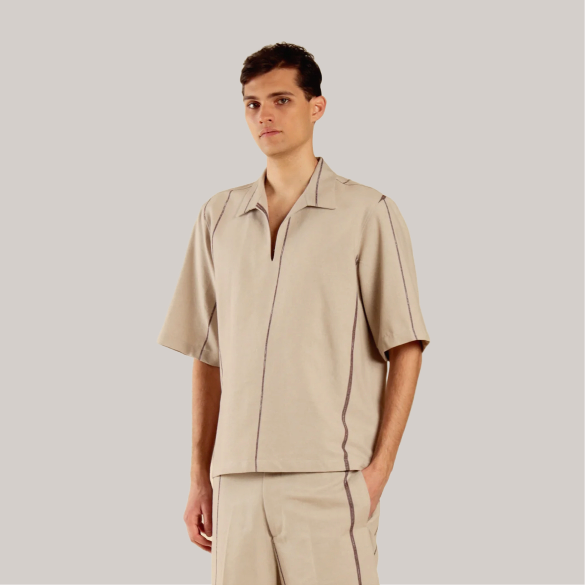 Polo camicia imbrian sabbia