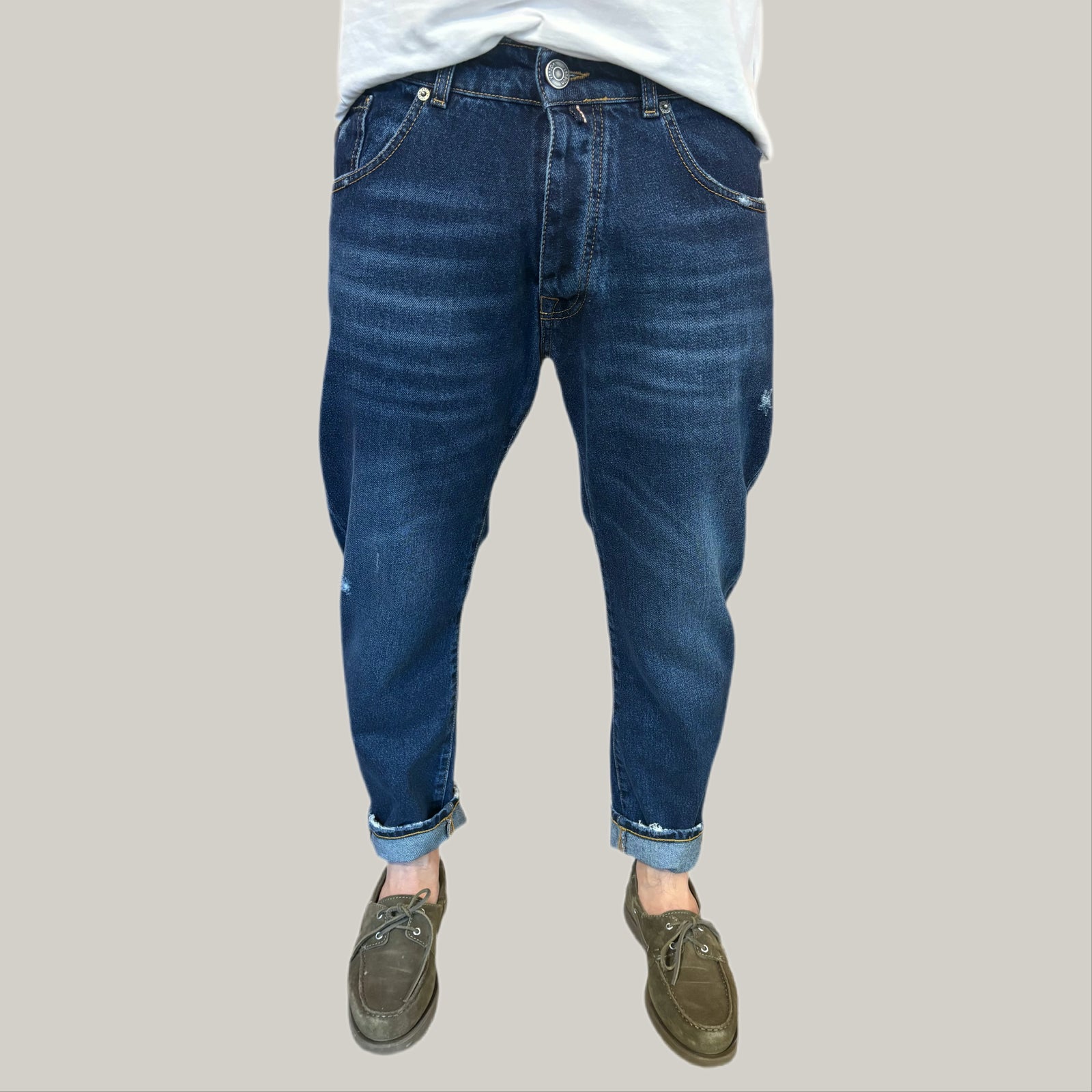 Jeans vndm blu denim Medio