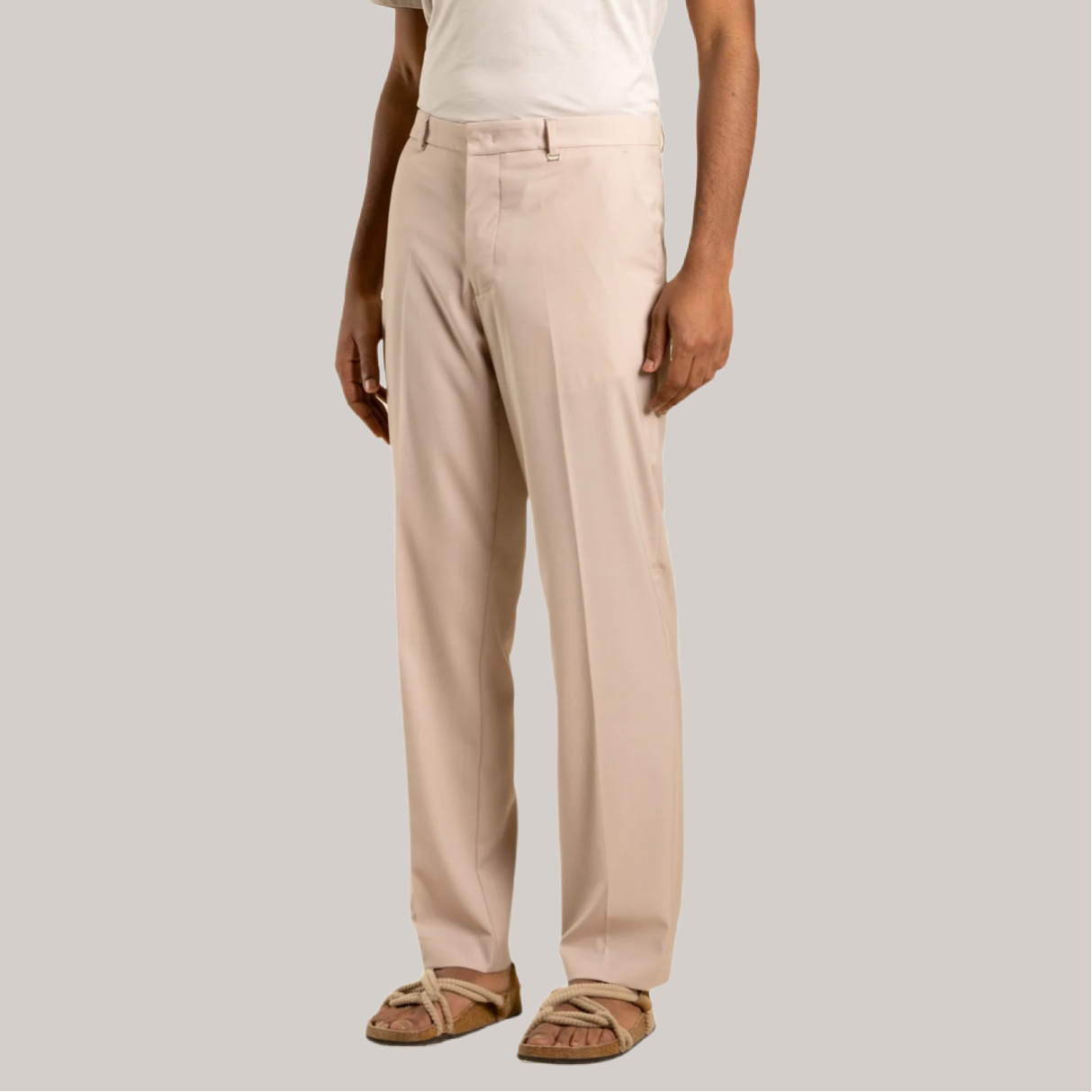 Pantalone imbrian cipria