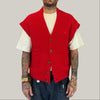 Gilet telacruda rosso