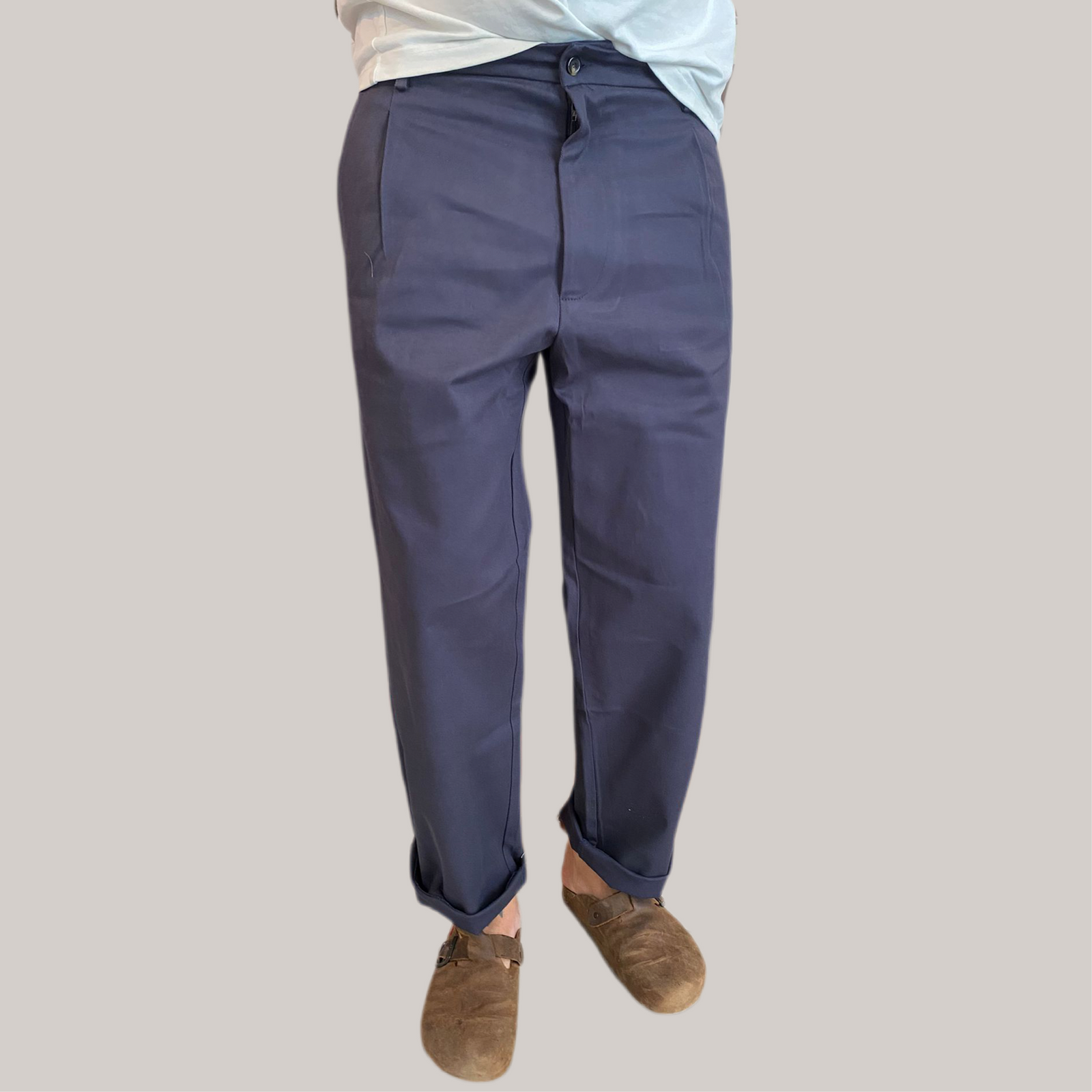 Pantalone beaucoup blu navy