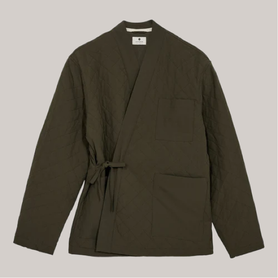 Kimono anerkjendt trapunta verde