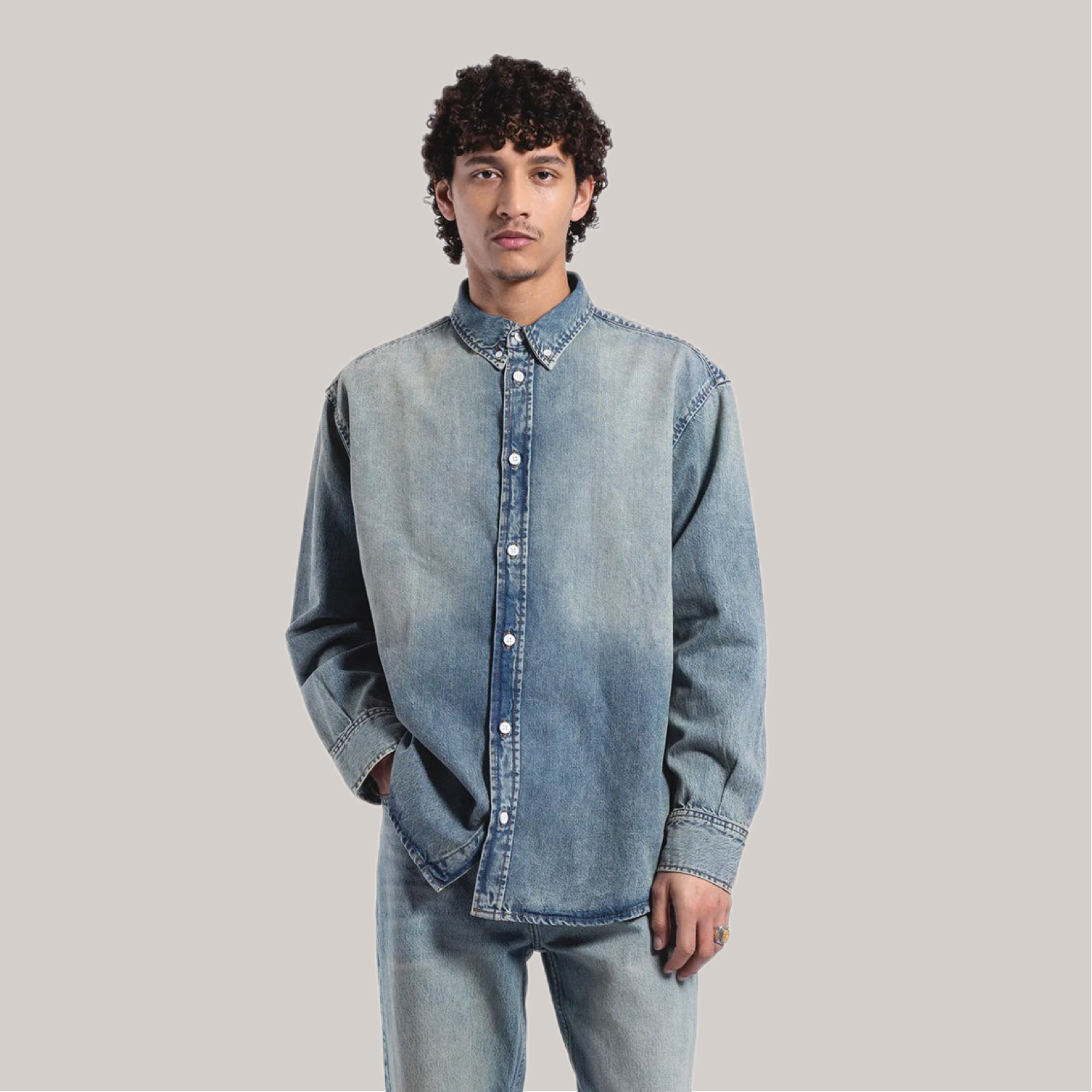 Camicia dr denim over