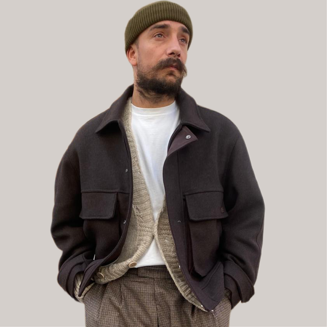 Giubbetto imbrian marrone
