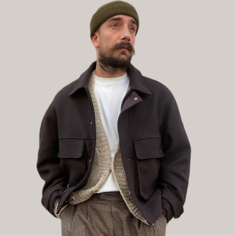 Giubbetto imbrian marrone