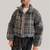 Giubbetto imbrian bomber pied de poule