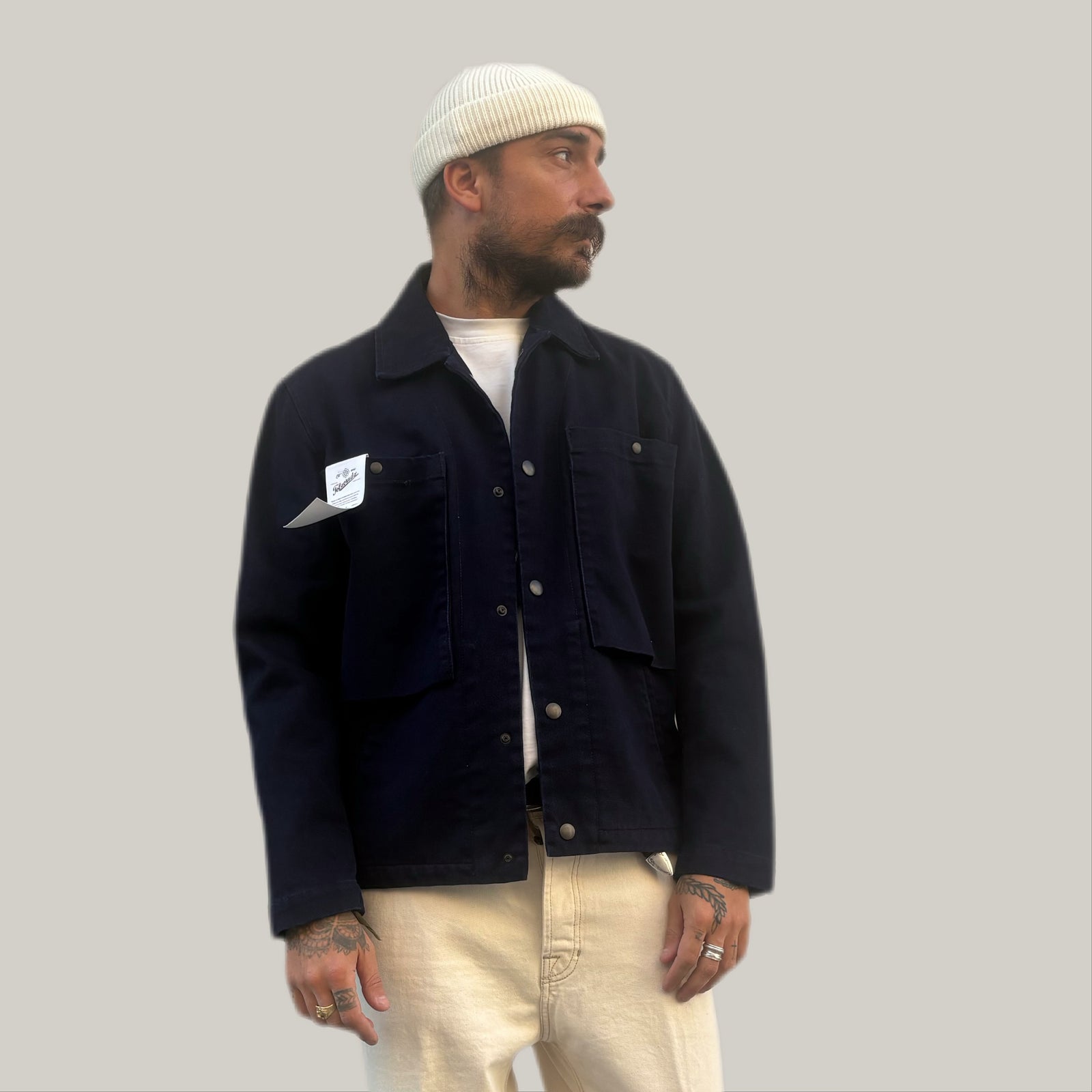 Giacca telacruda blu