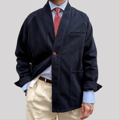 Kimono tela cruda jeans