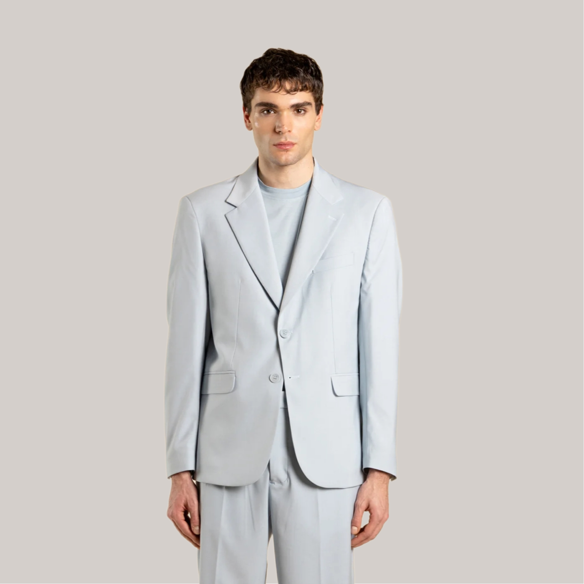 Giacca imbrian monopetto polvere