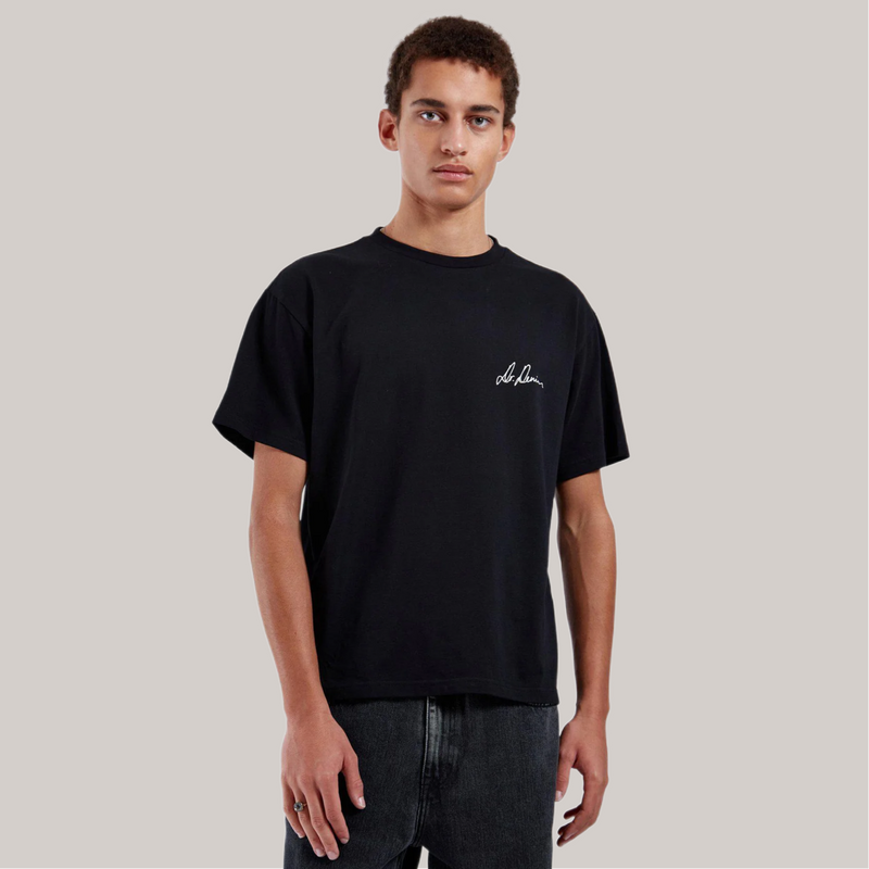 T-shirt dr denim nera