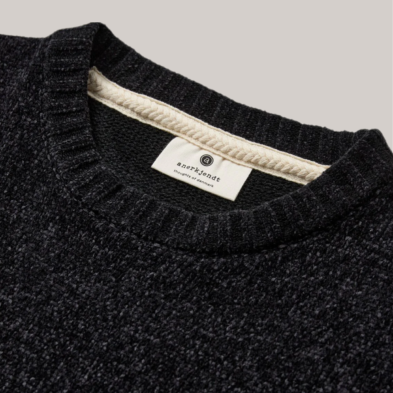 Maglione anerkjendt ciniglia nero