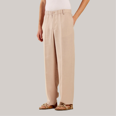 Pantalone imbrian over cipria