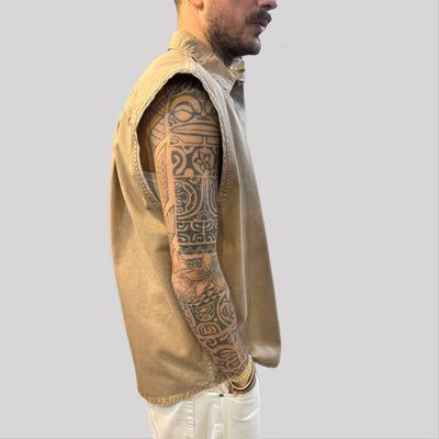 Camicia Gilet I'm brian sabbia