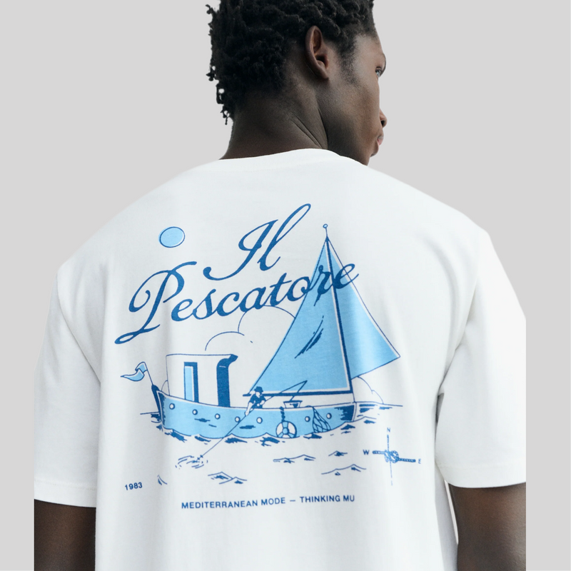 T-shirt Thinkin MU pescatore