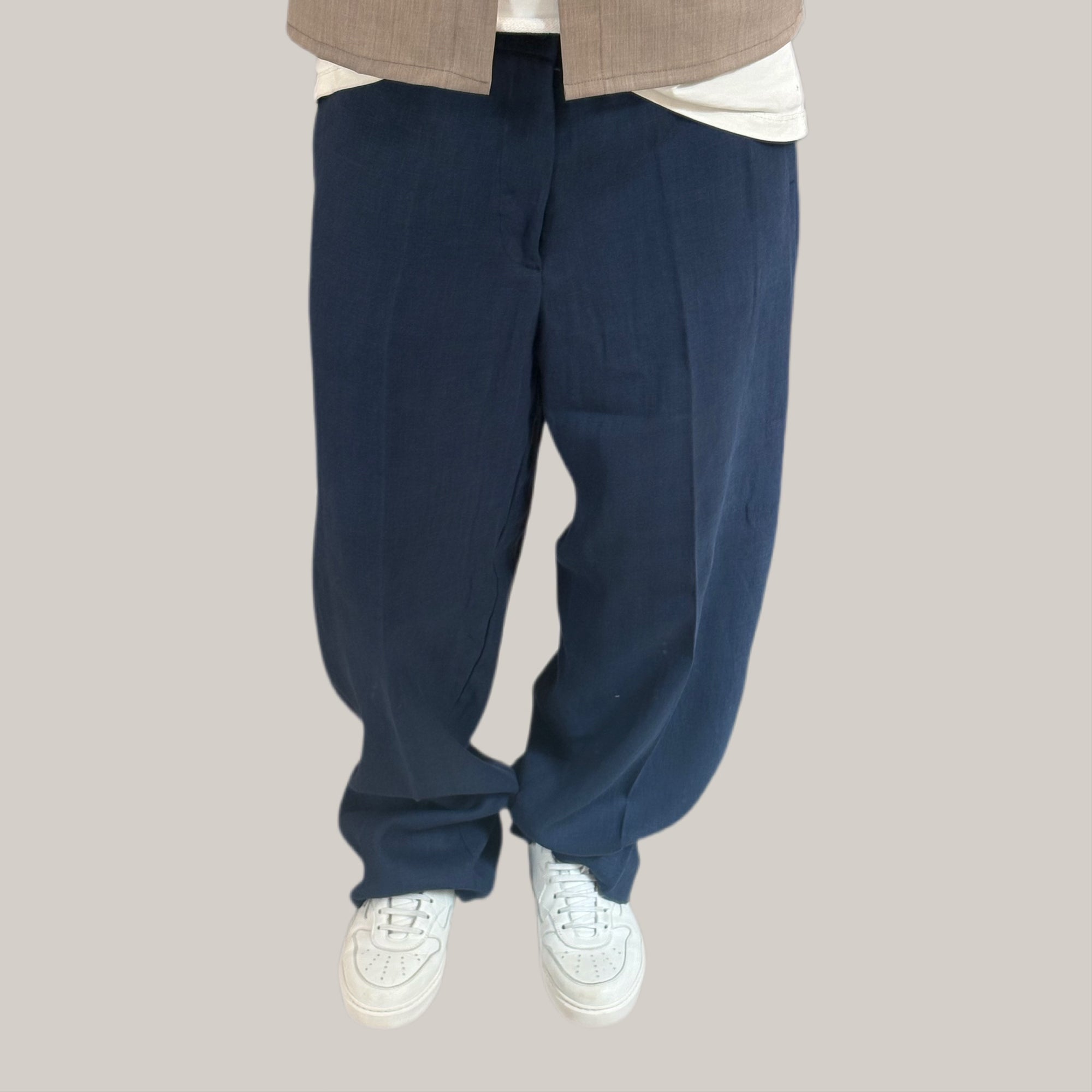 Pantalone imbrian over blu