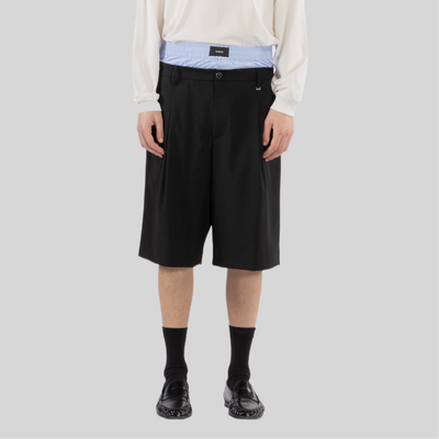 Bermuda im brian con elastico nero