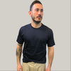 T-shirt woc blu filo di scozia