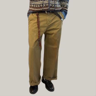 Pantalone tela cruda