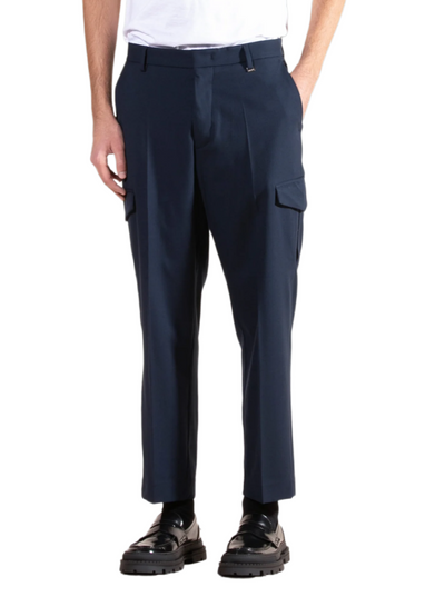 Pantalone imbrian blu cargo