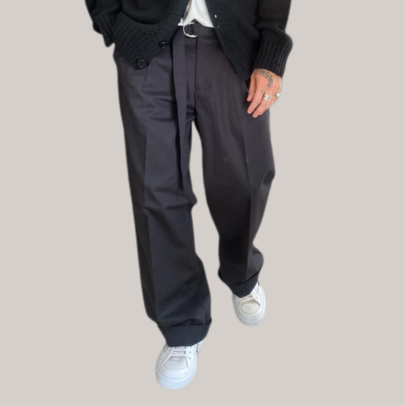 Pantalone imbrian nero