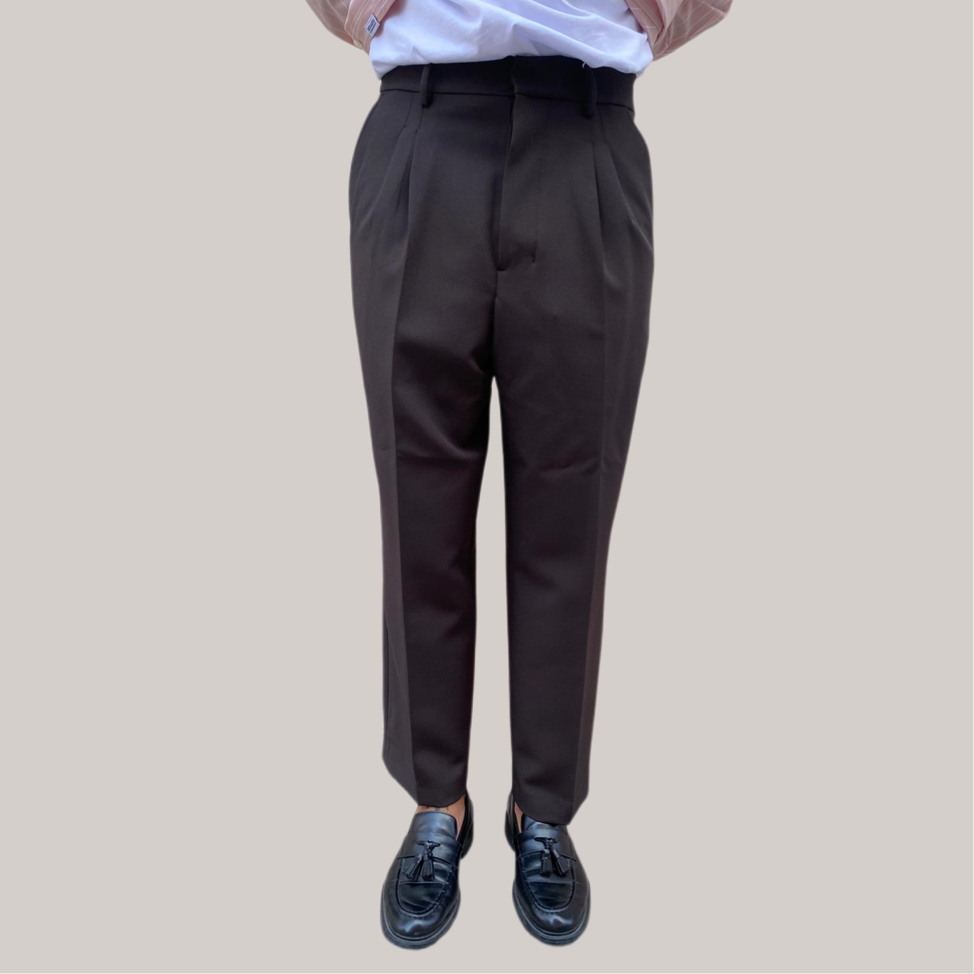 Pantalone studio cioccolato