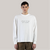 T-shirt imbrian base bianca con stampa